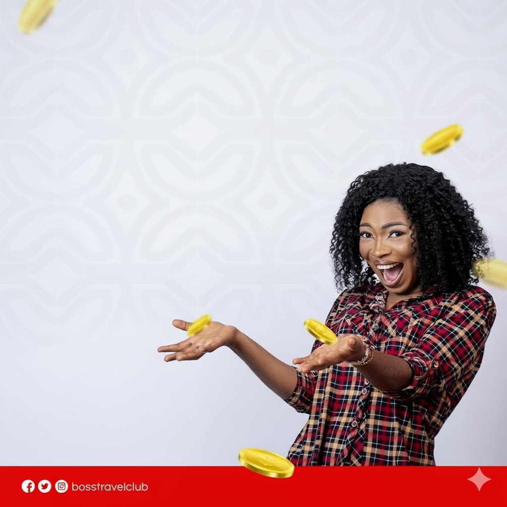 Referral commission flyer showing earning percentages and benefits